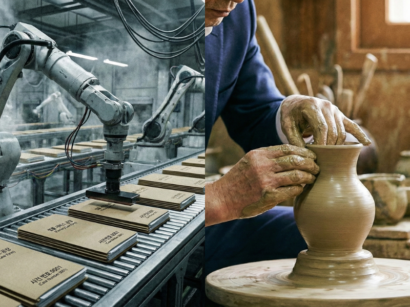 공장형 로펌과 사건 하나하나에 전력을 다하는 장인정신의 회파고 비교